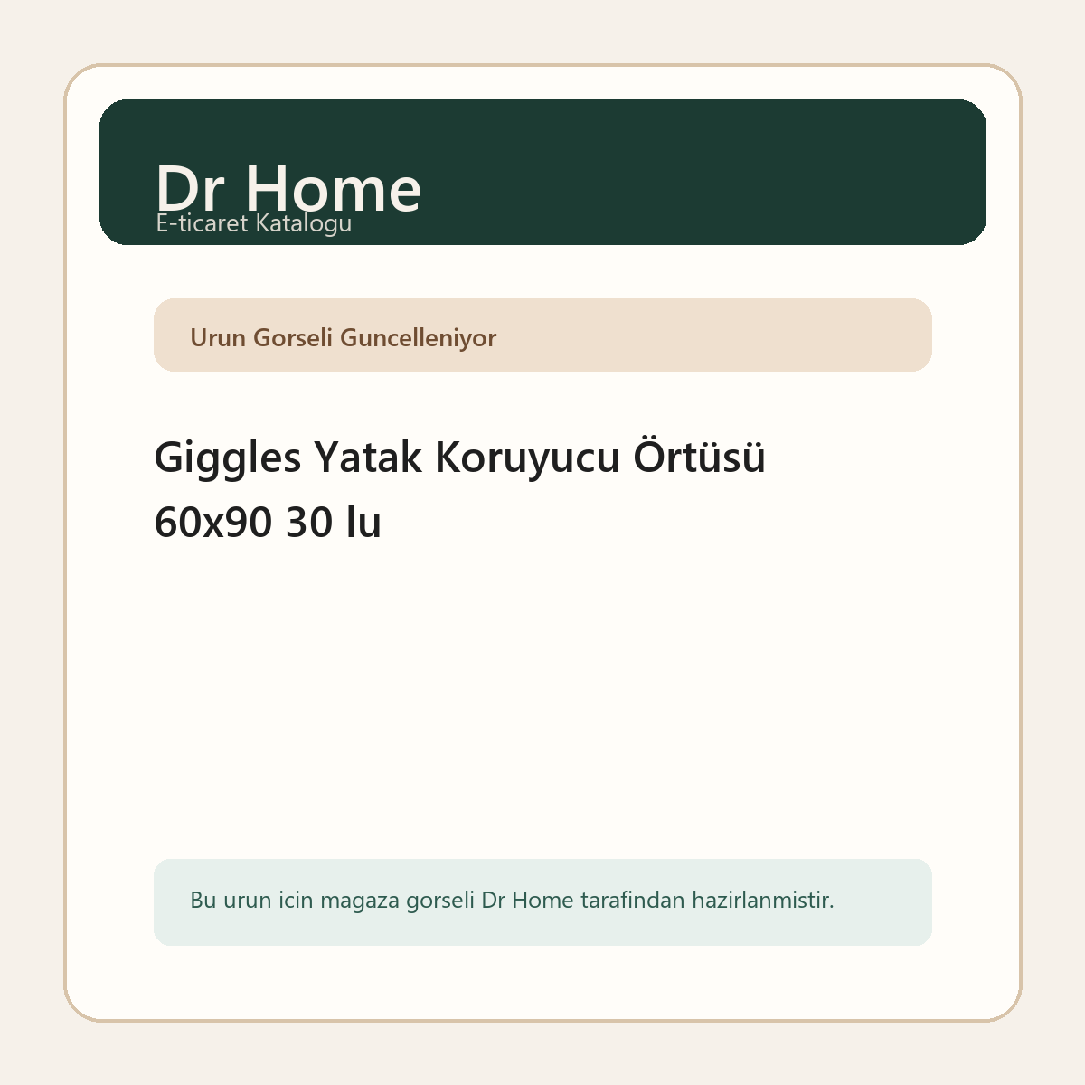 Giggles Yatak Koruyucu Örtüsü 60x90 30 lu