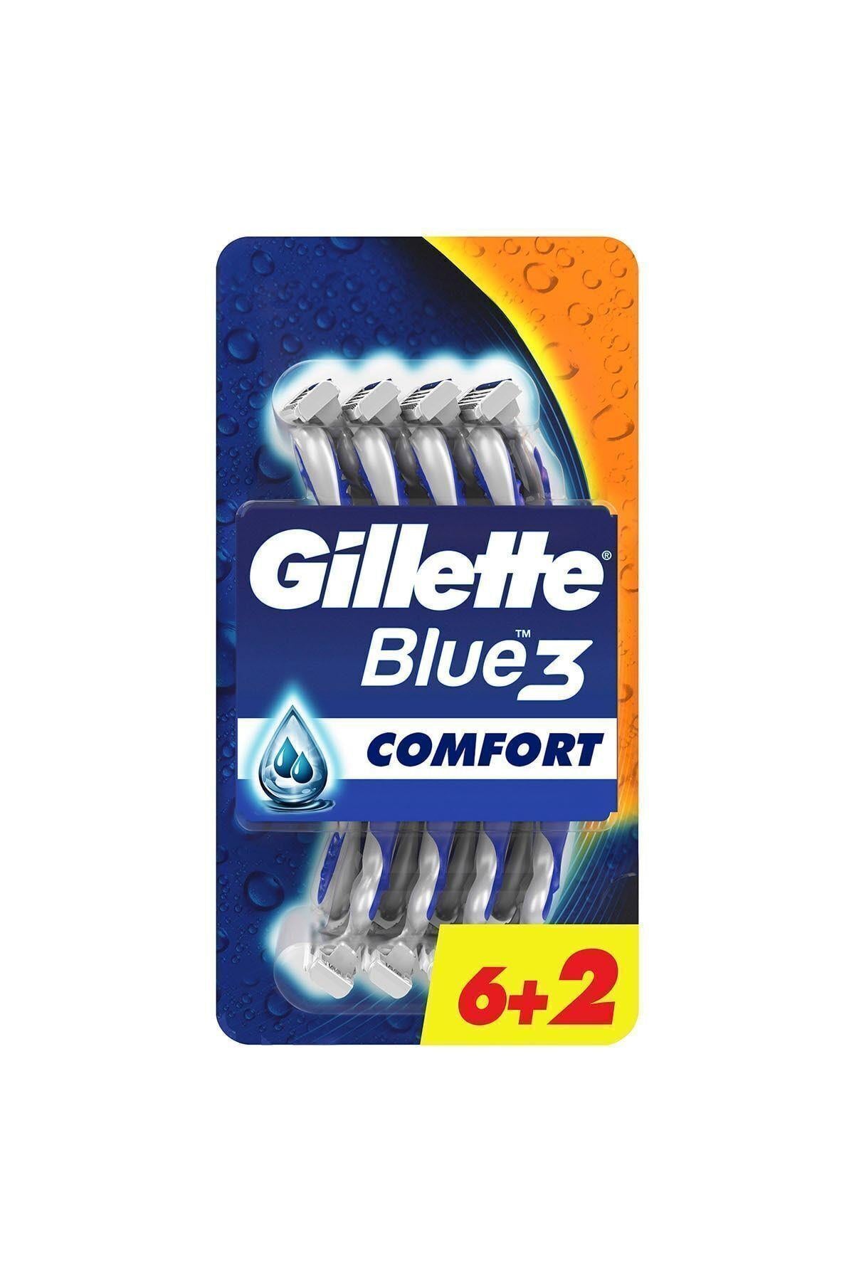 Gillette Blue3 Comfort Kullan At Tıraş Bıçağı 8'li