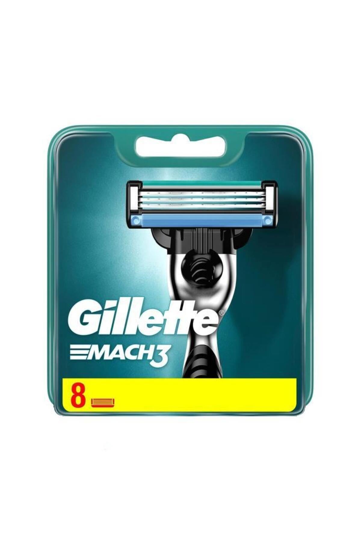 Gillette Gillete Mach 3 Yedek Tıraş Bıçağı 8 Li