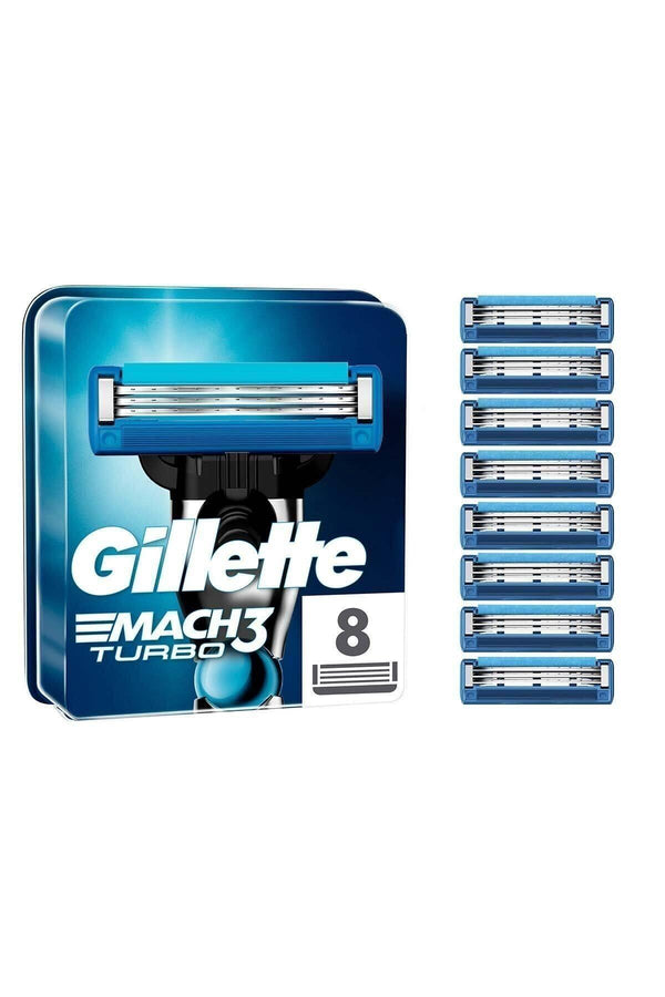 Gillette Mach3 Turbo 8 Adet Yedek Tıraş Bıçağı