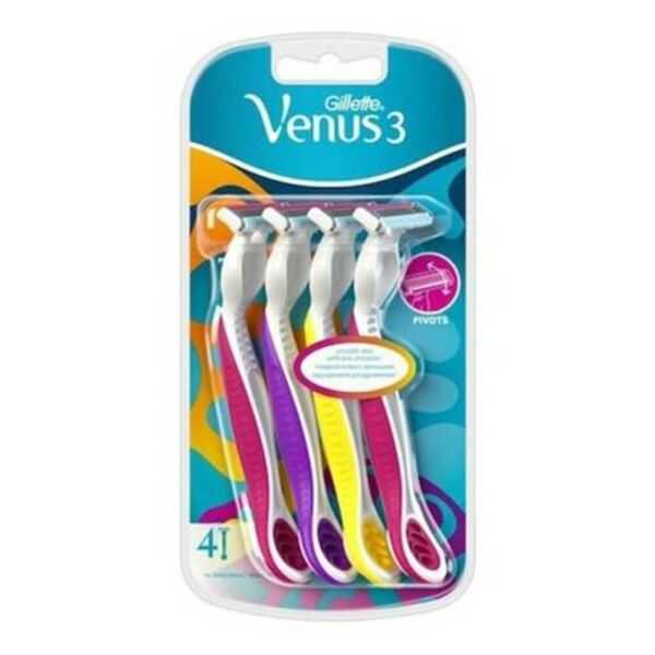Gillette Venus 3 Kullan At Tıraş Bıçağı 4'lü