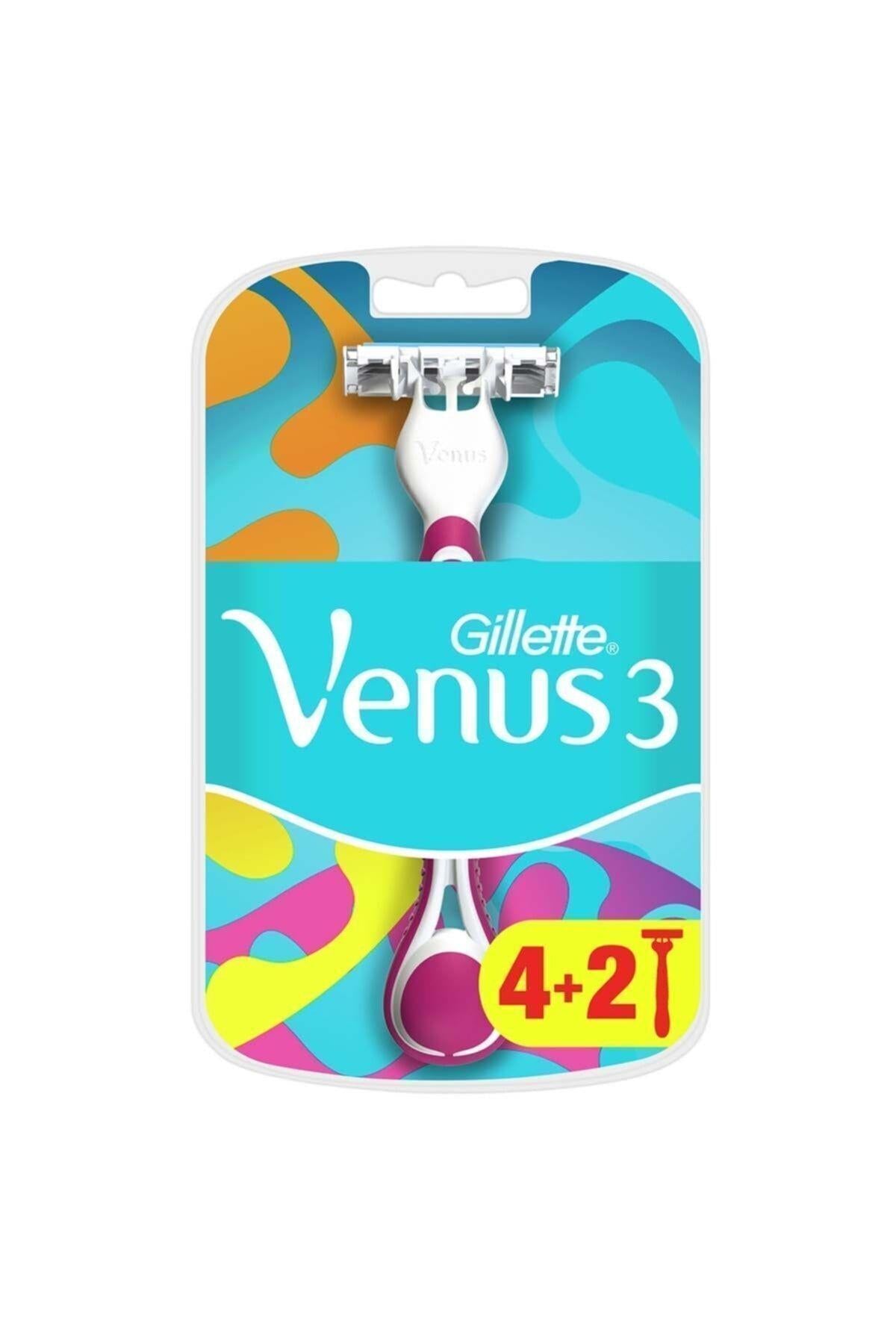 Gillette Venus Gillette Venüs 3 Renkli Kullan At 4 2 6'lı