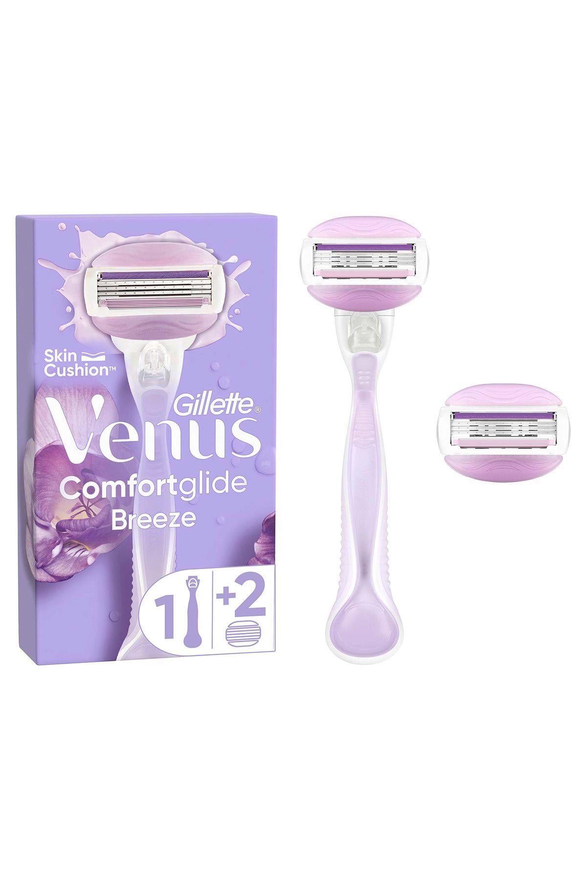 Gillette Venüs Comfort Glide Breeze Tıraş Makinesi + 2 Yedek