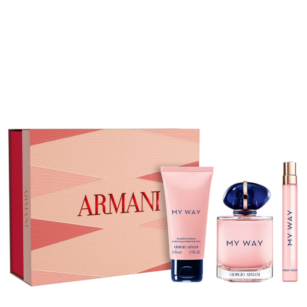 Giorgio Armani My Way Kadın Parfüm Edp 90 Ml + Edp 10 Ml Body Lotion 50 Ml Set