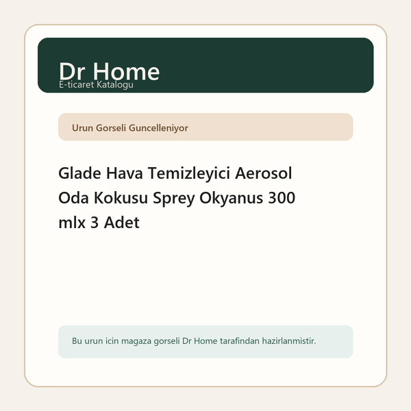 Glade Hava Temizleyici Aerosol Oda Kokusu Sprey Okyanus 300 mlx 3 Adet