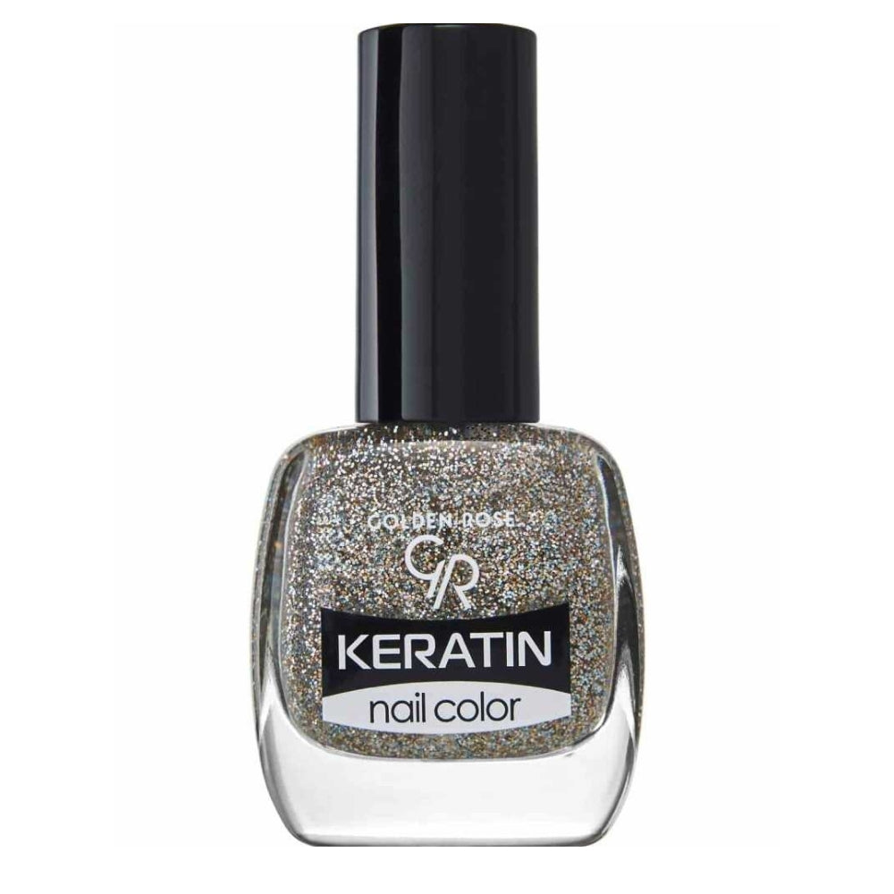 Golden Rose Keratin Nail Color Glitter No:402