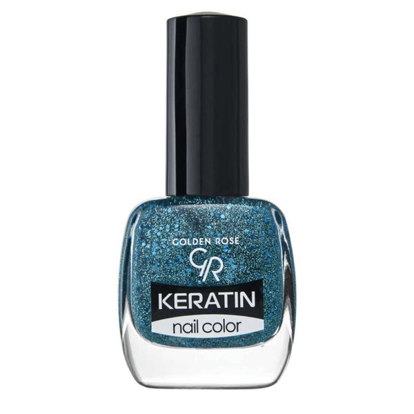 Golden Rose Keratin Nail Color Glitter No:409