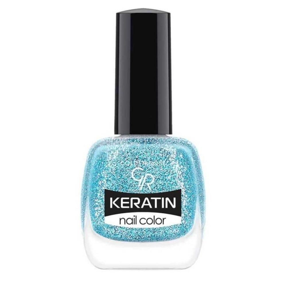 Golden Rose Keratin Nail Color Glitter No:411