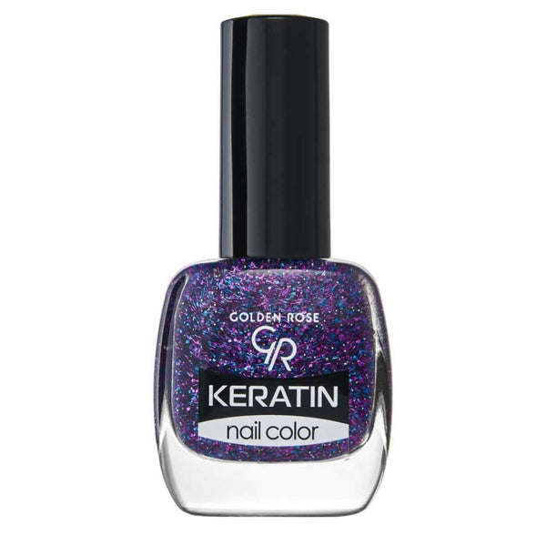Golden Rose Keratin Nail Color Glitter No:414