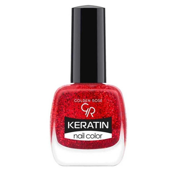 Golden Rose Keratin Nail Color Glitter No:415