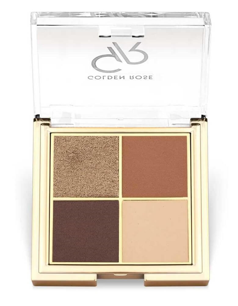Golden Rose Quattro Eyeshadow Palette No:04 Coffee Dream