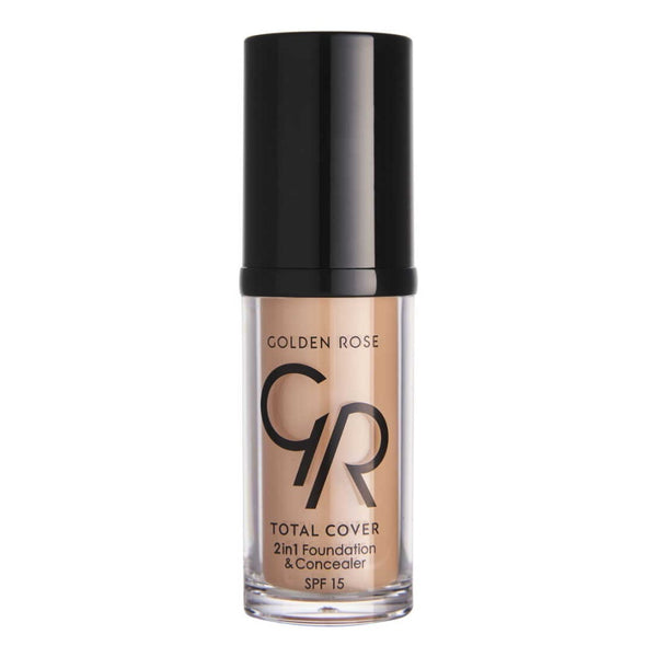 Golden Rose Total Cover 2in 1 Fondöten&Kapatıcı 07