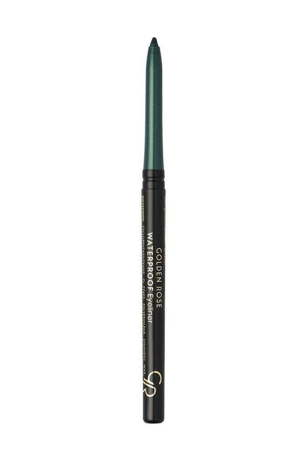Golden Rose Waterproof Automatic Eyeliner No: 08 Emeral Green - Asansörlü Göz Kalemi - 8691190990084