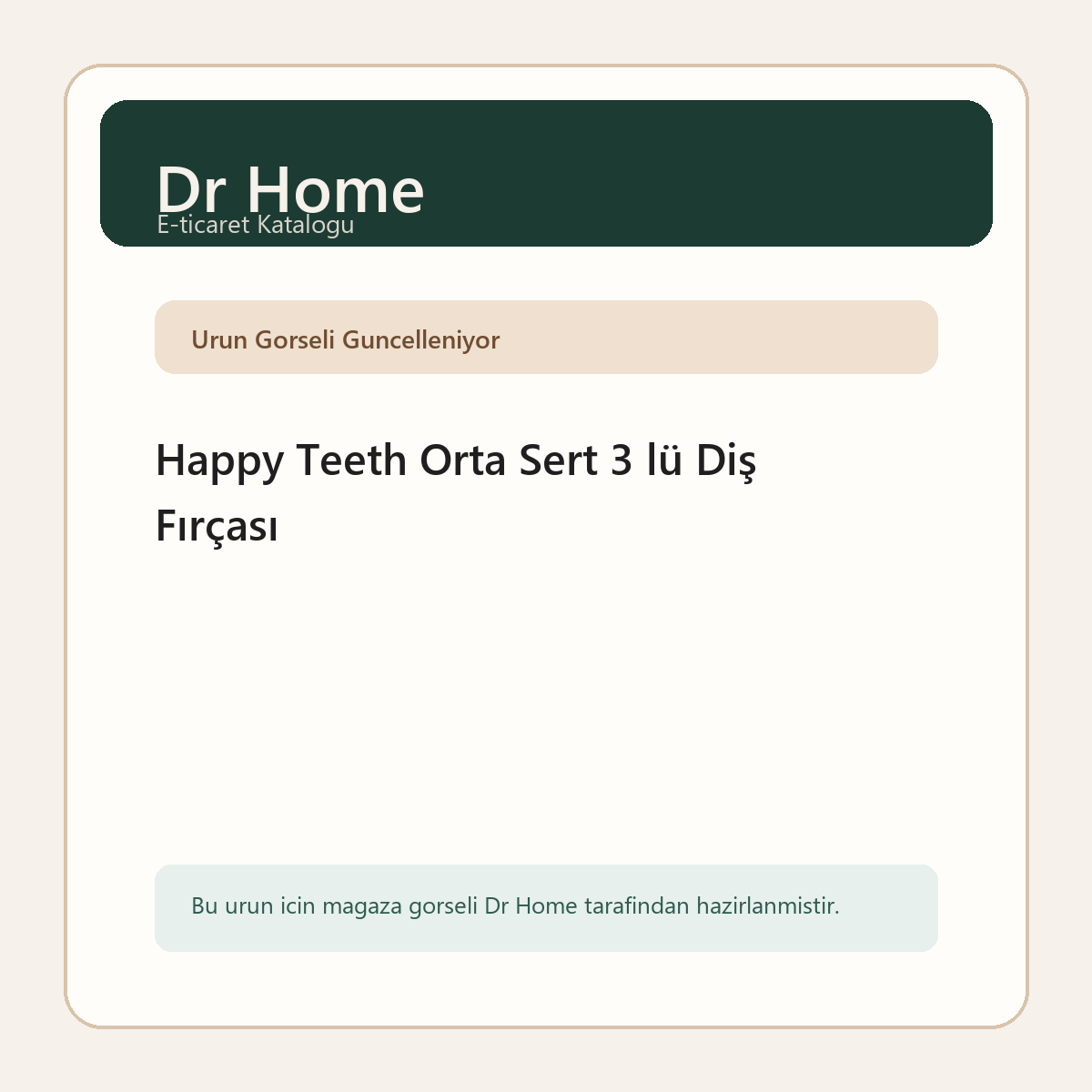 Happy Teeth Orta Sert 3 lü Diş Fırçası