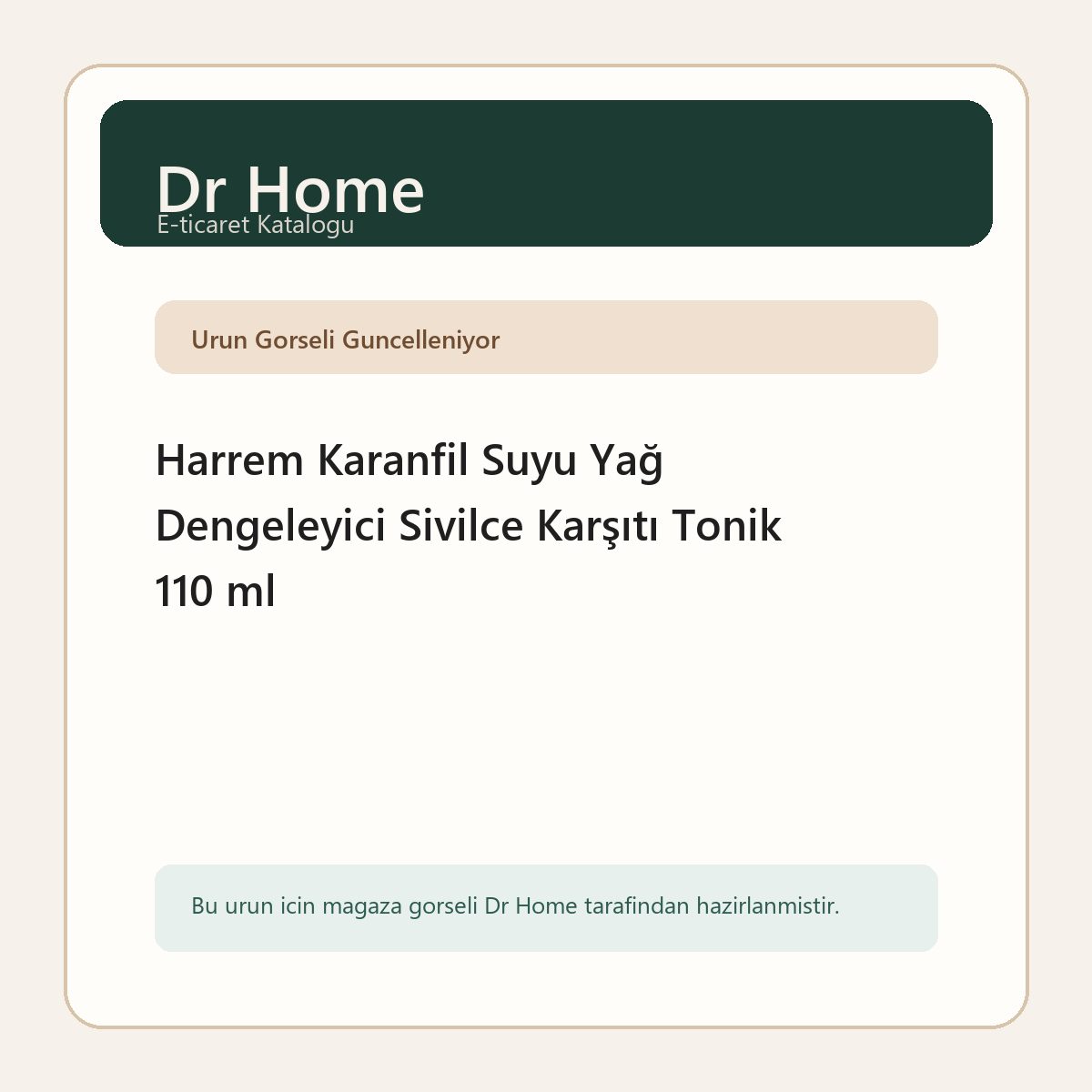 Harrem Karanfil Suyu Yağ Dengeleyici Sivilce Karşıtı Tonik 110 ml