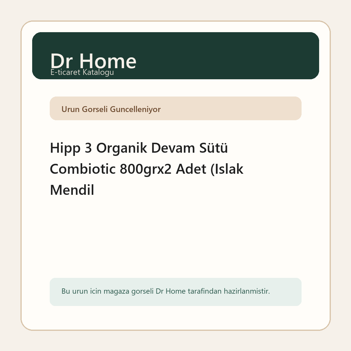 Hipp 3 Organik Devam Sütü Combiotic 800grx2 Adet (Islak Mendil