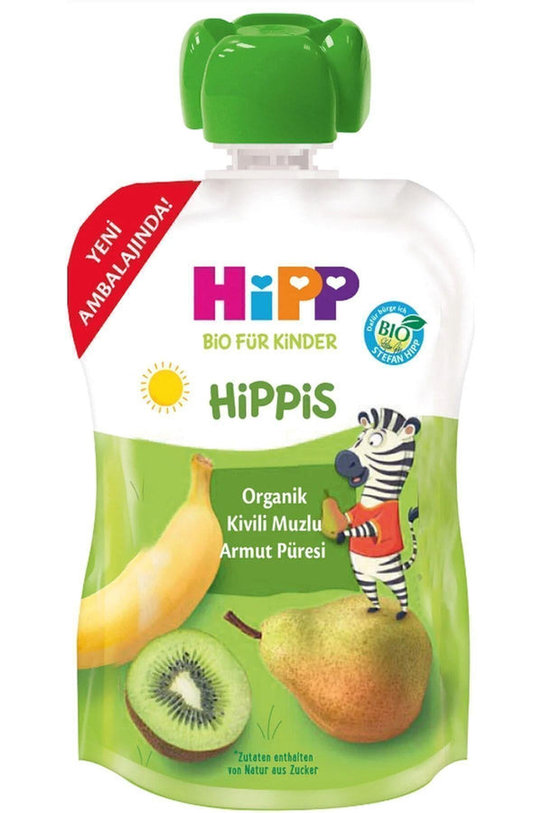 Hipp Organik Kivili Muzlu Armut Püresi 100gr