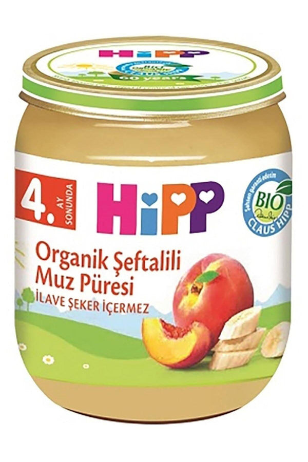 Hipp Organik Şeftali Püresi Kavanoz Mama 125 Gr