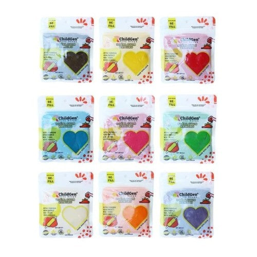 Childgen Doğal Oyun Hamuru Ecopack - 9 lu Set