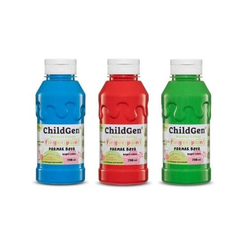 Childgen Süper Yıkanabilir Parmak Boya 3x350 ml şişe Fiyatı