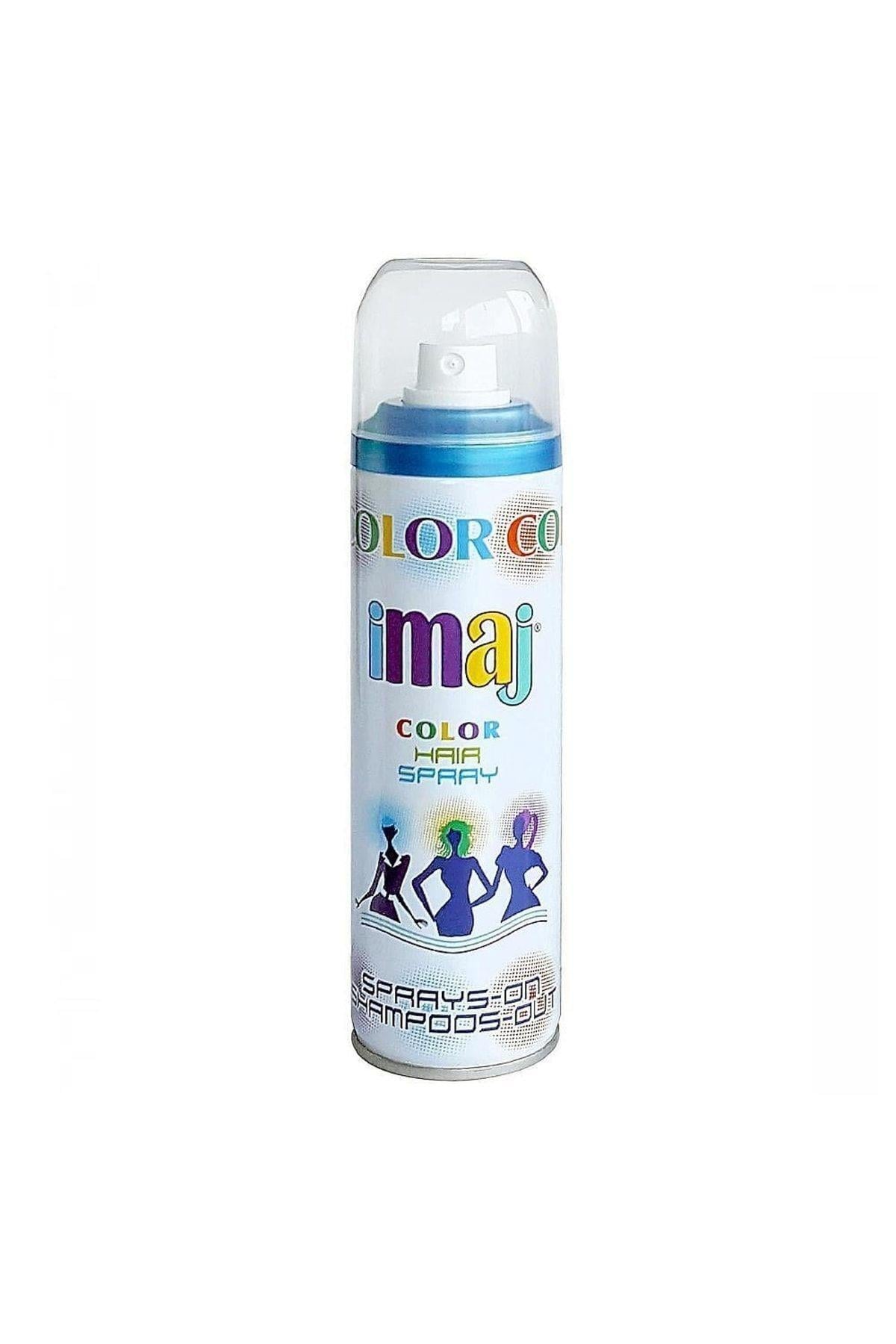İmaj Color Sprey Saç Boya Açık Mavi 100ml.