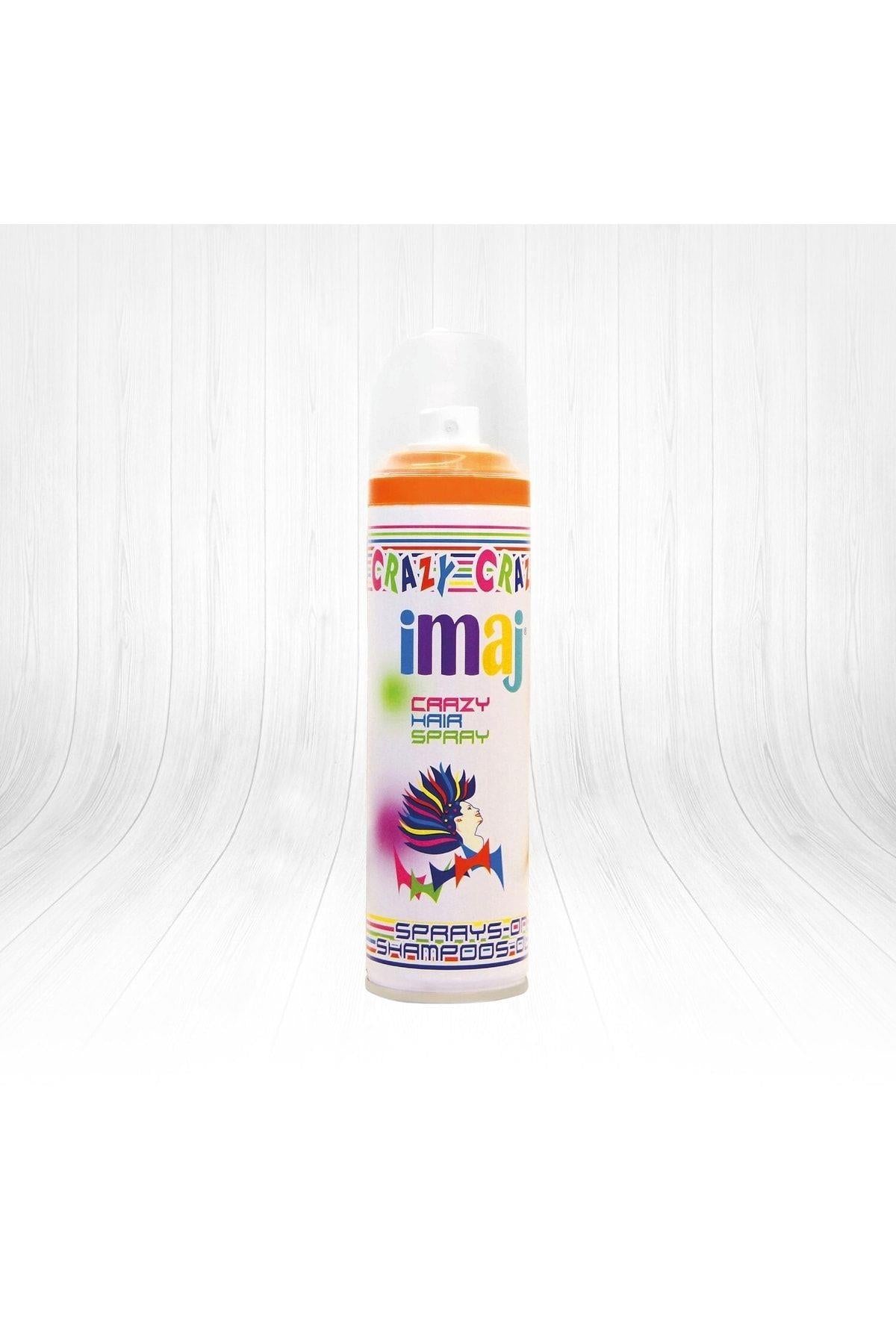İmaj Crazy Color Renkli Saç Spreyi Turuncu 100 Ml