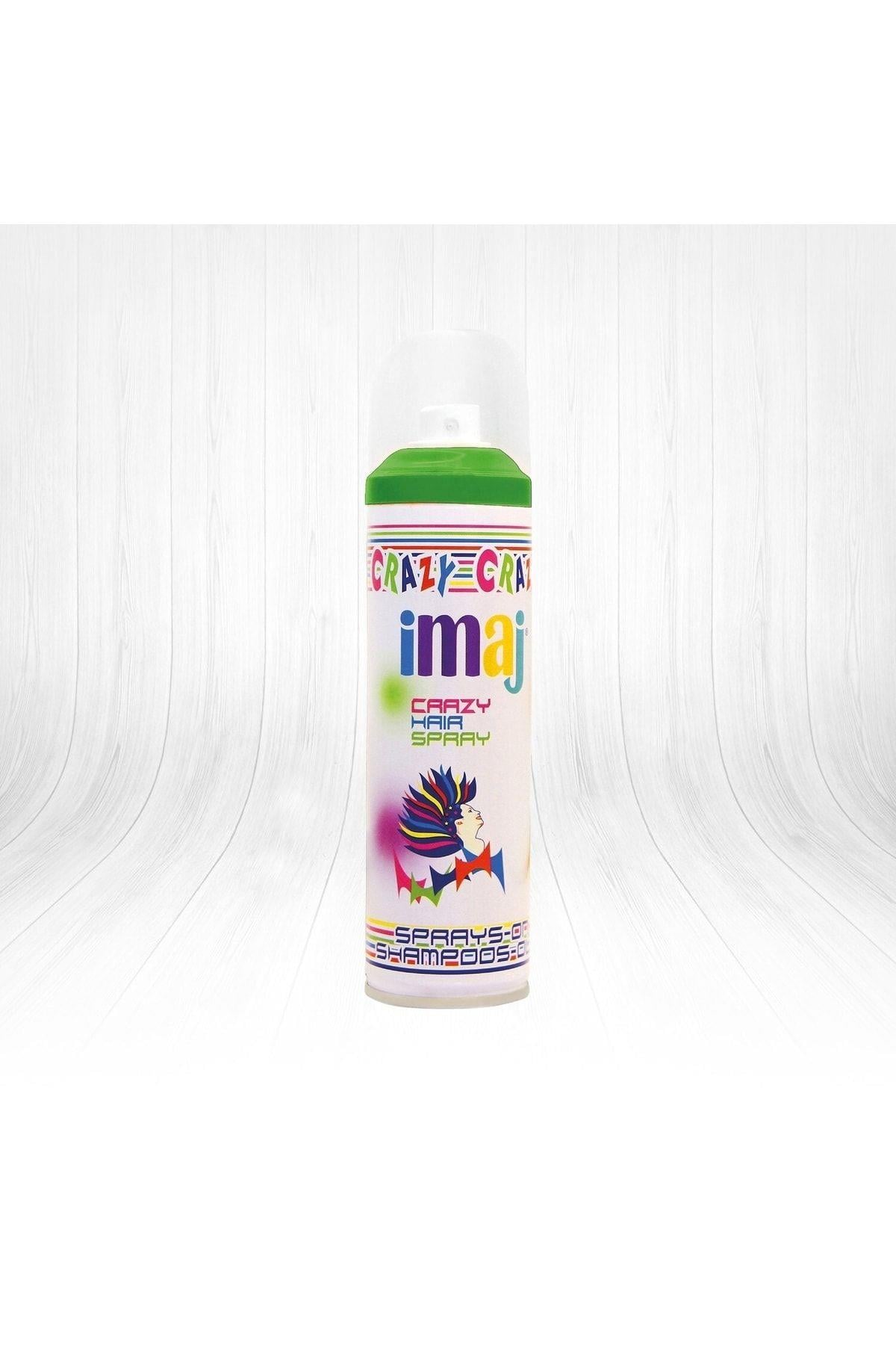 İmaj Crazy Color Renkli Saç Spreyi Yeşil 100 Ml