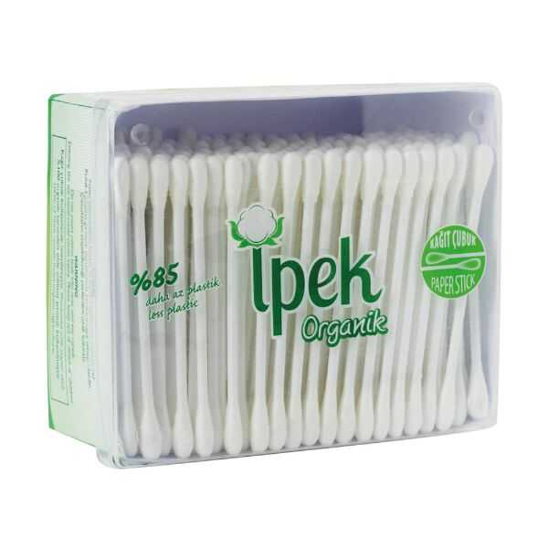 İpek Organik Kulak Temizleme Pamuğu 200'lü