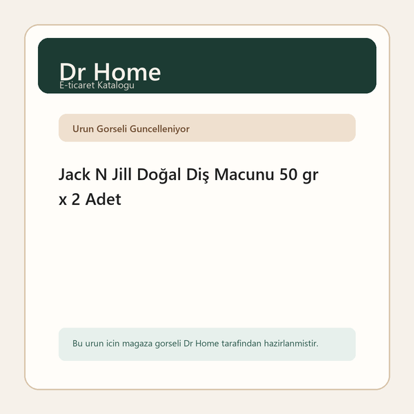 Jack N Jill Doğal Diş Macunu 50 gr x 2 Adet