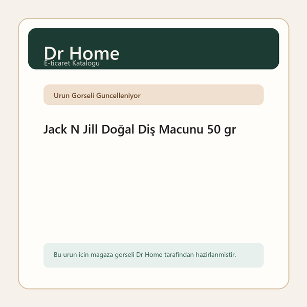 Jack N Jill Doğal Diş Macunu 50 gr