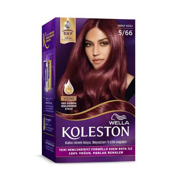 Koleston Kit Saç Boyası 5 66 Şarap Kızılı