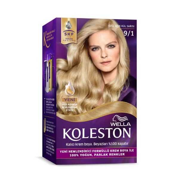 Koleston Kit Saç Boyası 9 1 Özel Açık Kül Sarısı