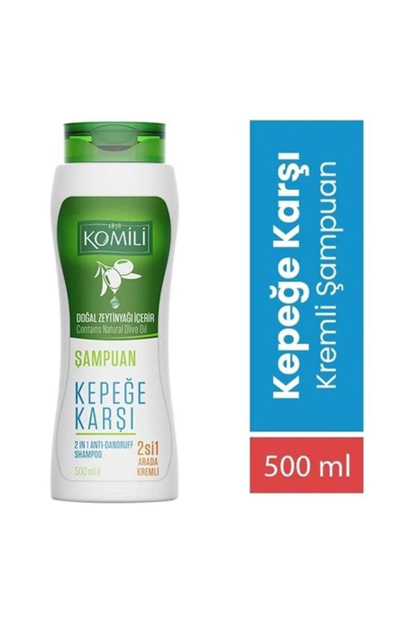 Komili Kepek Karşıtı 2'si 1 Arada Kremli Şampuan 500 ml