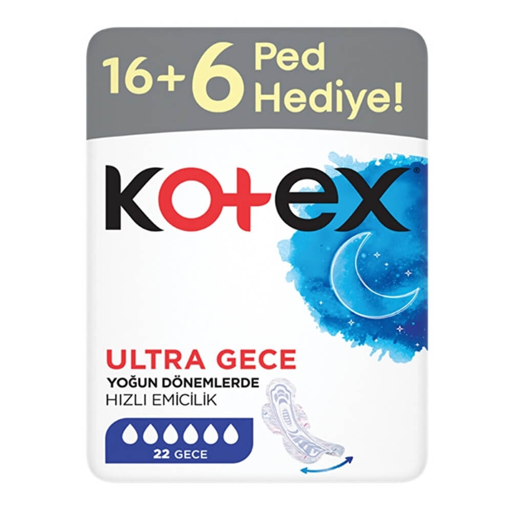 Kotex Dev Eko Hijyenik Ped Ultra Gece 22'li