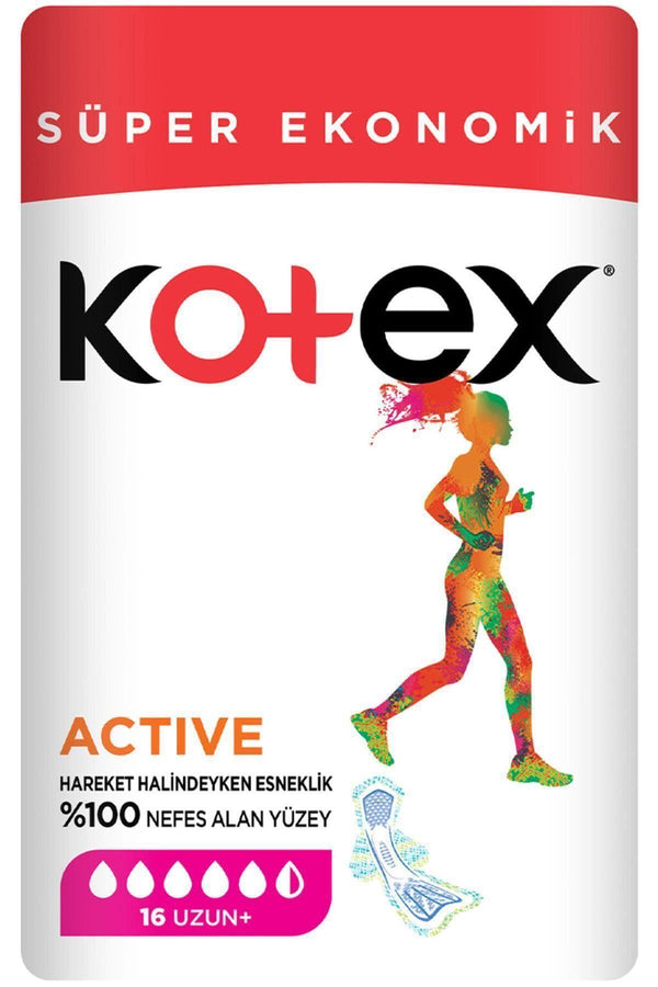 Kotex Marka: Ultra Active Süper Ekonomik Paket Uzun 16'lı Kategori: Hijyenik Ped
