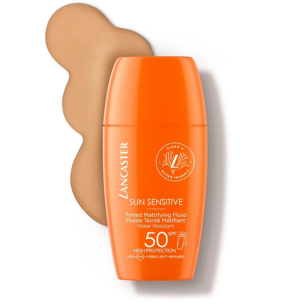 Lancaster Sun Sensitive Tinted Mattifying Fluid Spf50 30 Ml
