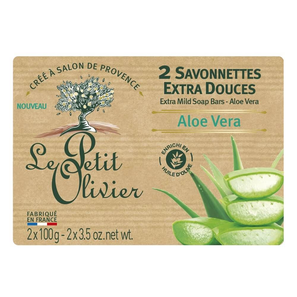 Le Petit Olivier Aloe Vera Traditionnal Soaps 2x100 Gr