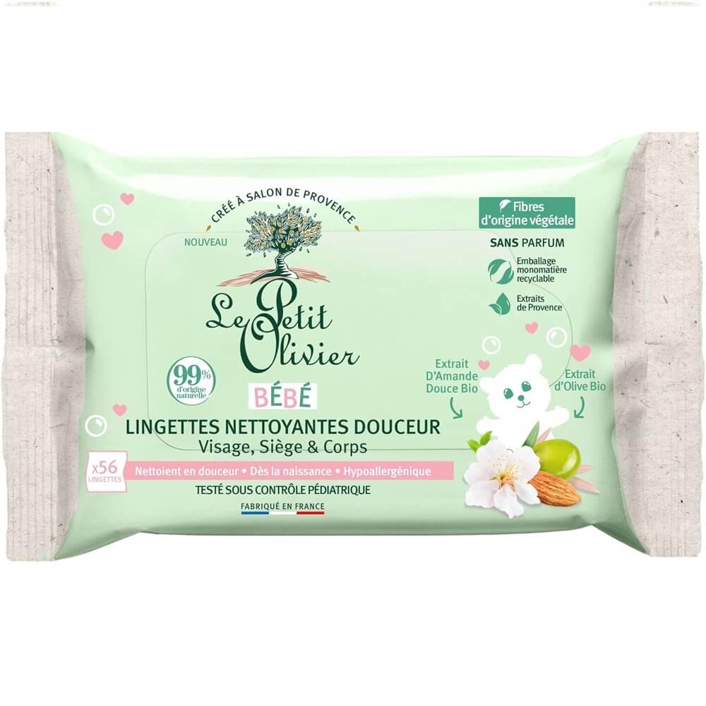 Le Petit Olivier Baby Gentle Cleansing Wipes 56'lı