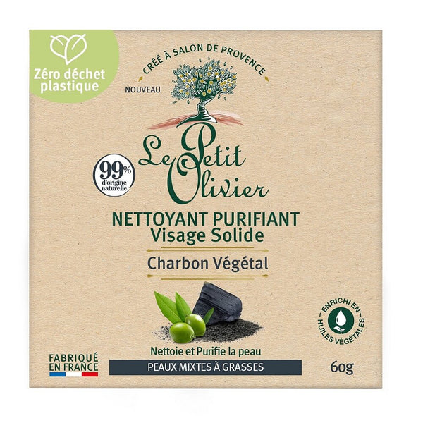 Le Petit Olivier Nettoyant Purifiant Charbon Soap 60 Gr
