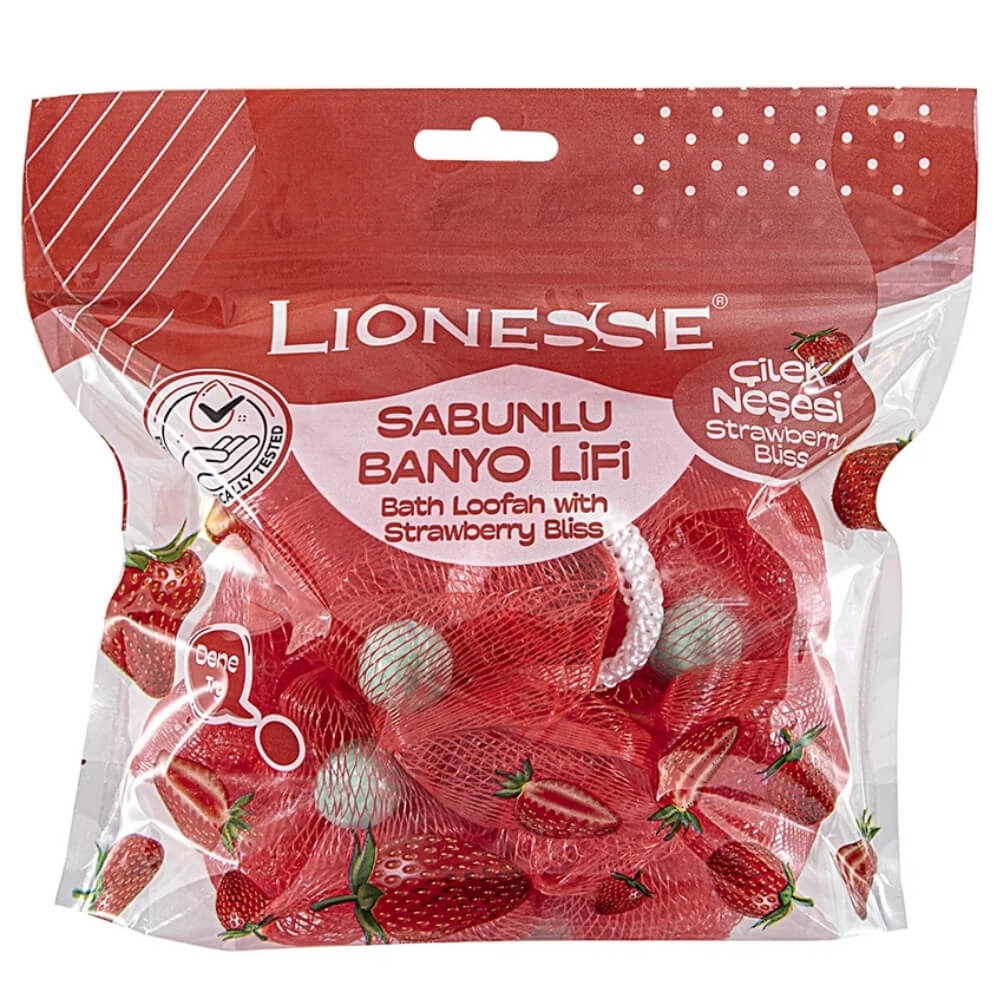 Lionesse Çilek Sabunlu Banyo Lifi 952