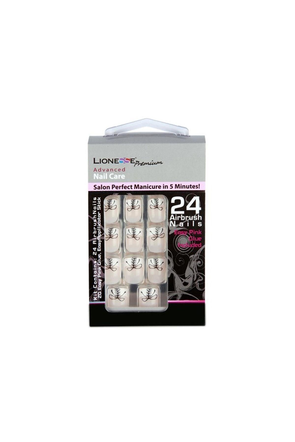 Lionesse Takma Tırnak M-61 Fiyonk Desen