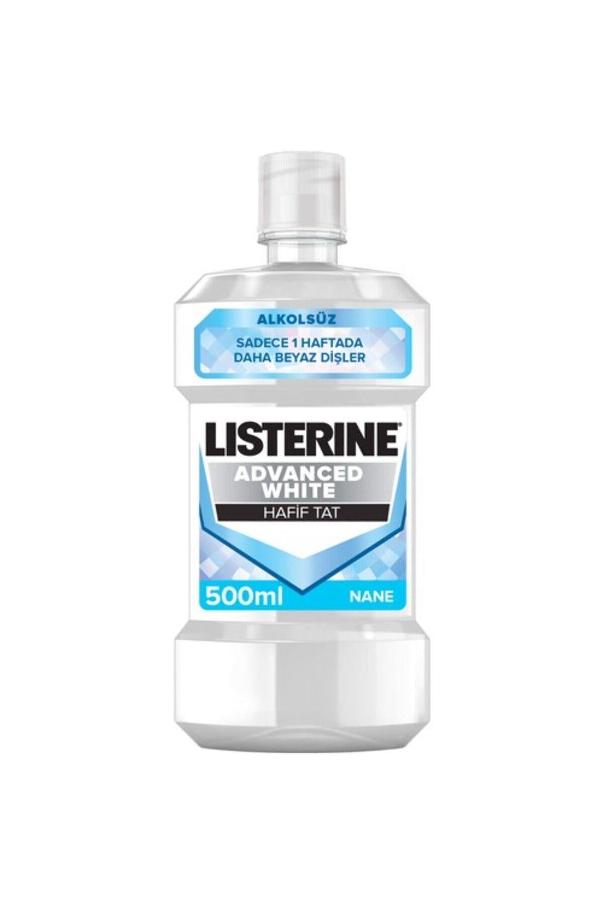 Listerine Advanced White Hafif Tat 500 ml
