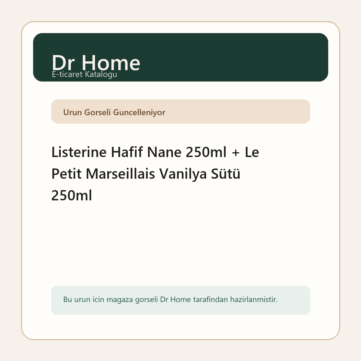 Listerine Hafif Nane 250ml + Le Petit Marseillais Vanilya Sütü 250ml
