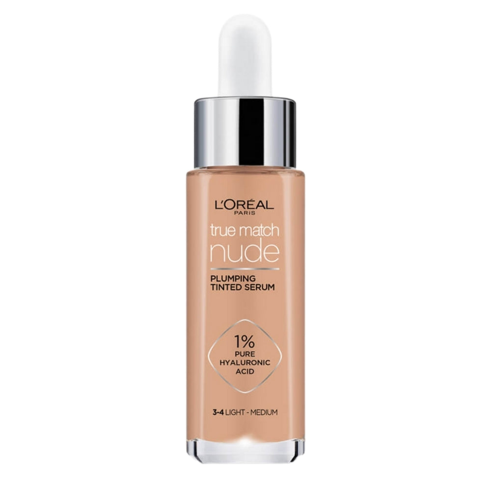 L'Oréal Paris True Match Nude Fondöten Serum 3-4 Light Medium