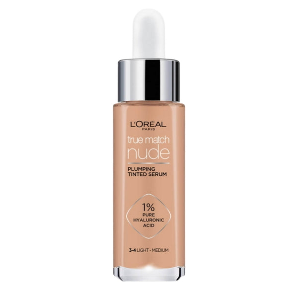 L'Oréal Paris True Match Nude Fondöten Serum 3-4 Light Medium