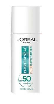 Loreal Paris Bright Reveal Renkli Fluid Güneş Kremi SPF50+ Light 50 ml