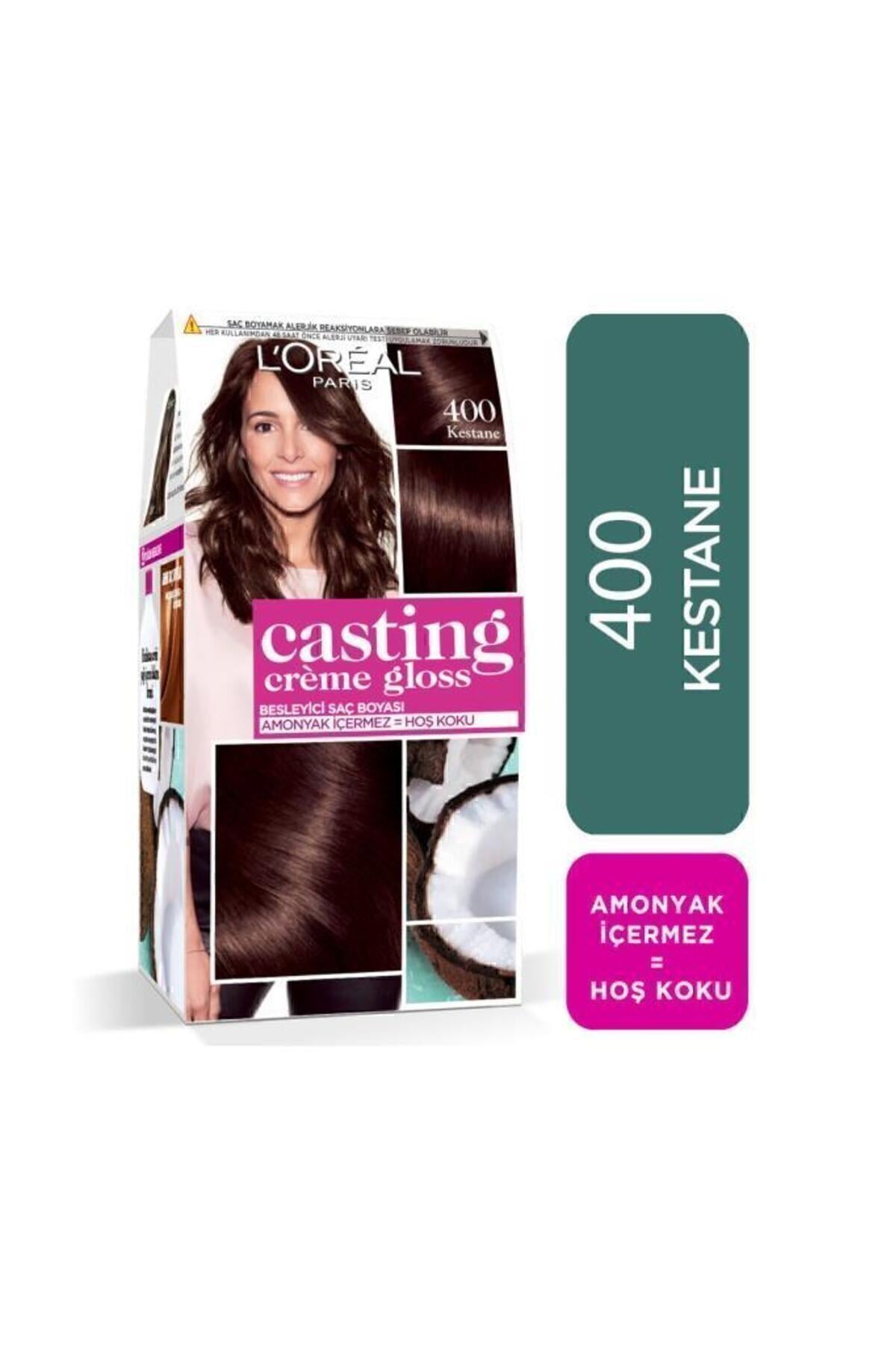 L'Oreal Paris Casting Creme Gloss Saç Boyası 400 Kestane