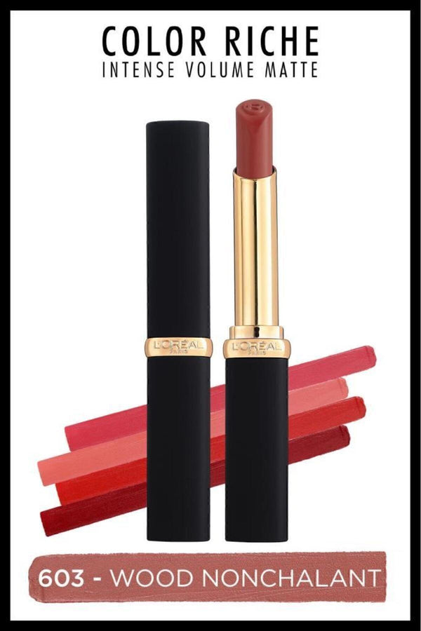 L'Oreal Paris Color Riche Intense Volume Matte Ruj - 603 Wood Nonchalant