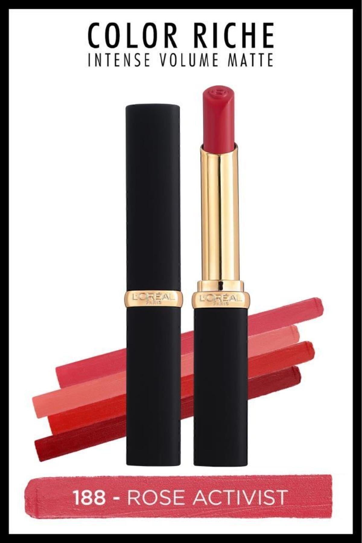 L'Oreal Paris Color Riche Intense Volume Matte Ruj - 188 Rose Activist