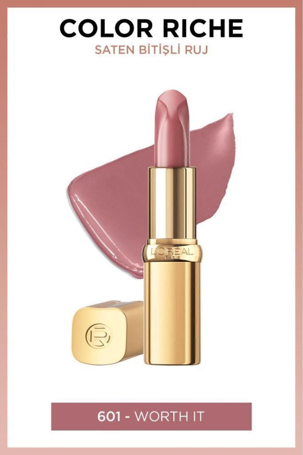 L'Oreal Paris Color Riche Saten Bitişli Ruj - 601 Worth It